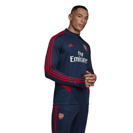 Sweat entraînement Arsenal bleu 2019/20
