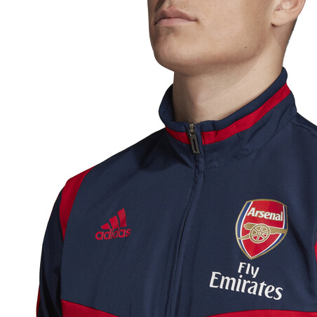 Veste entraînement Arsenal bleu rouge 2019/20