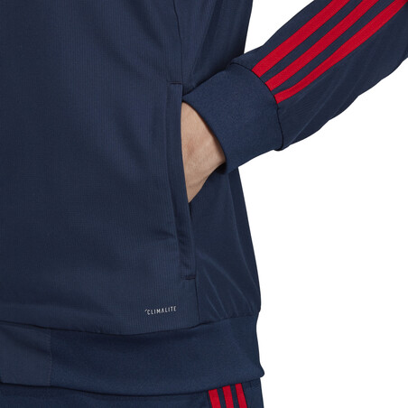 Veste entraînement Arsenal bleu rouge 2019/20