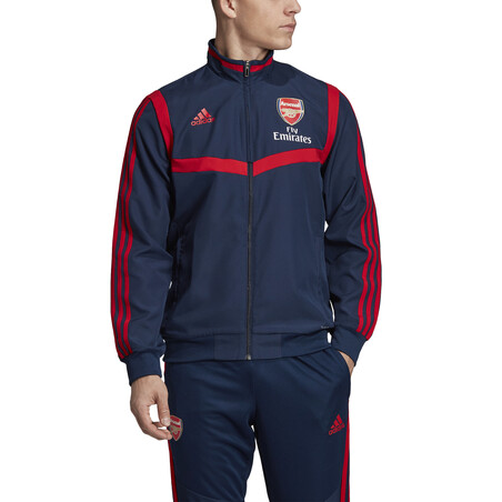 Veste entraînement Arsenal bleu rouge 2019/20