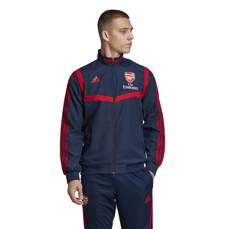 Veste entraînement Arsenal bleu rouge 2019/20