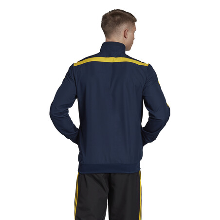 Veste entraînement Arsenal bleu jaune 2019/20
