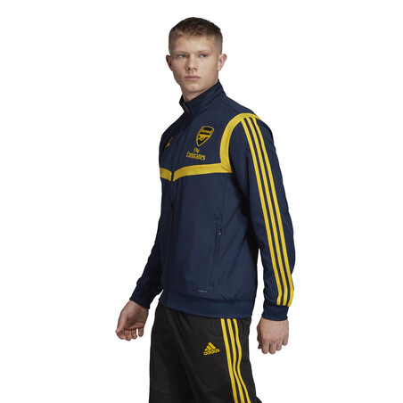 Veste entraînement Arsenal bleu jaune 2019/20