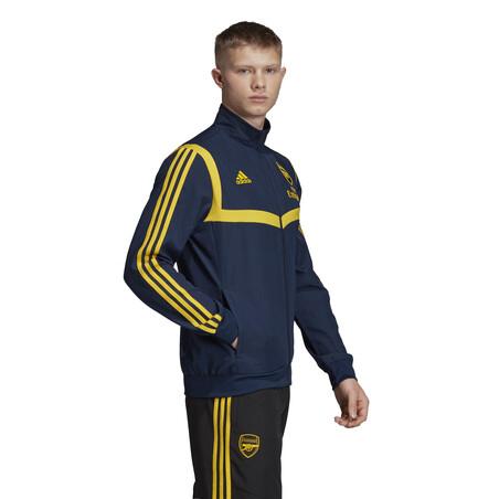 Veste entraînement Arsenal bleu jaune 2019/20