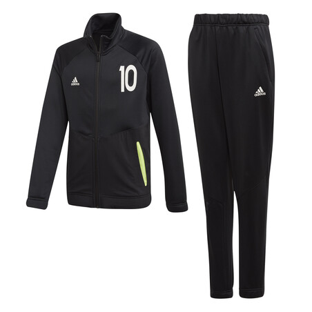 Ensemble survêtement junior adidas Messi noir jaune 2019/20