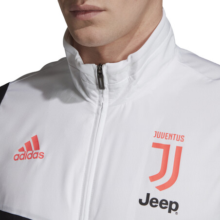 Veste entraînement Juventus blanc rose 2019/20