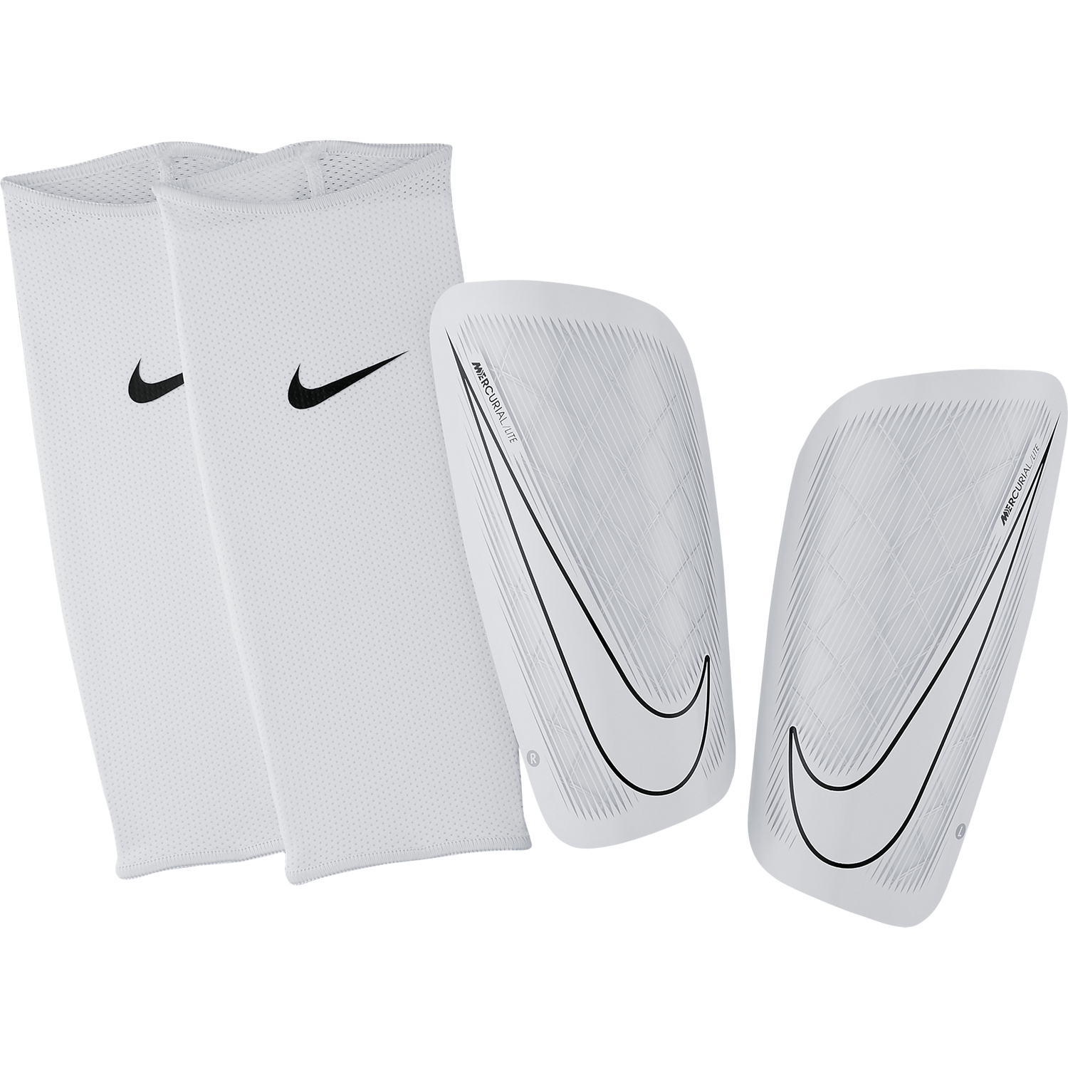 Protège tibias Nike Mercurial Lite blanc sur Foot.fr
