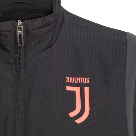 Veste entraînement junior Juventus noir rose 2019/20