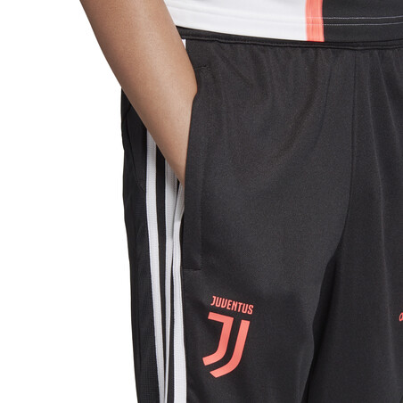 Pantalon survêtement junior Juventus noir rose 2019/20