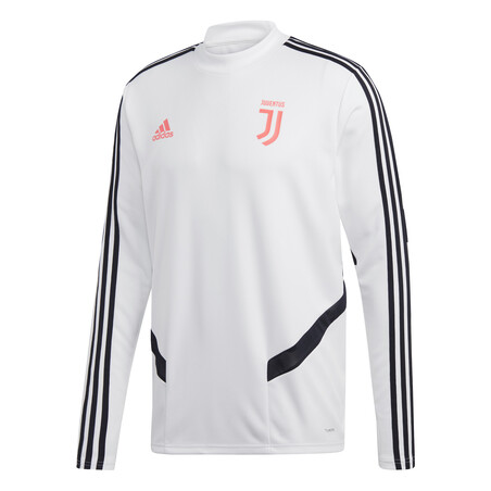 Sweat entraînement Juventus blanc rose 2019/20