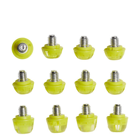 Crampons vissées adidas jaune 