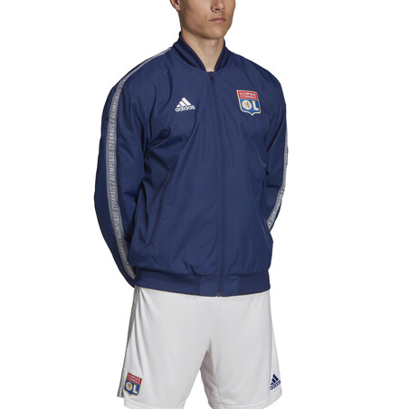 Veste survêtement OL Anthem bleu 2019/20