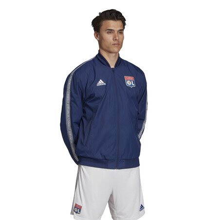 Veste survêtement OL Anthem bleu 2019/20