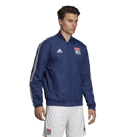 Veste survêtement OL Anthem bleu 2019/20