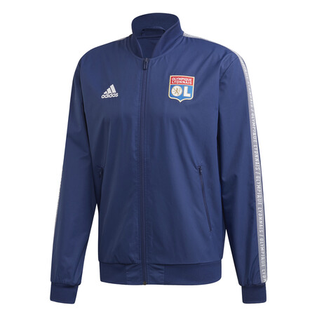 Veste survêtement OL Anthem bleu 2019/20