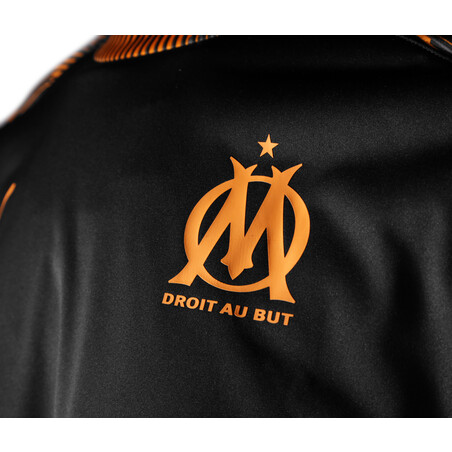 Sweat entraînement OM noir orange 2019/20