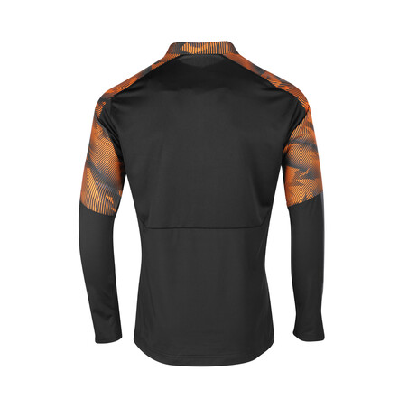 Sweat zippé junior OM noir orange 2019/20