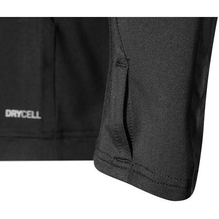 Sweat zippé junior OM noir orange 2019/20