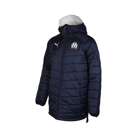 Doudoune junior OM réversible bleu 2019/20