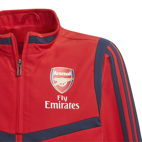 Veste entraînement junior Arsenal rouge 2019/20
