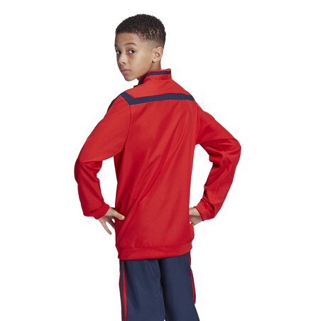 Veste entraînement junior Arsenal rouge 2019/208