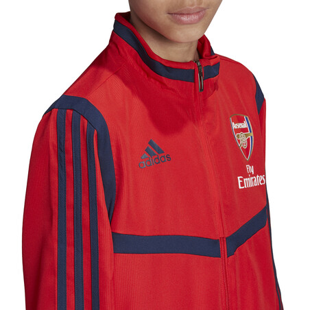 Veste entraînement junior Arsenal rouge 2019/20
