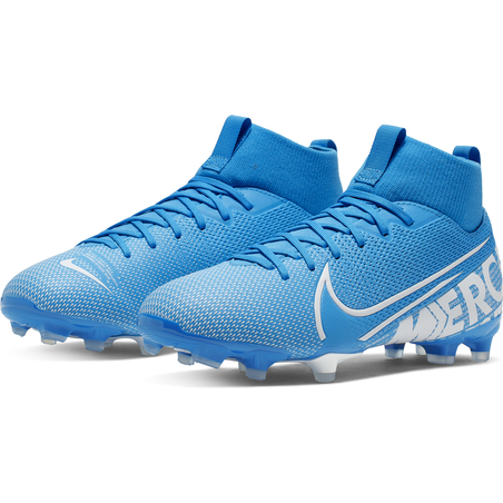 Mercurial Superfly VII junior Academy FG/MG bleu