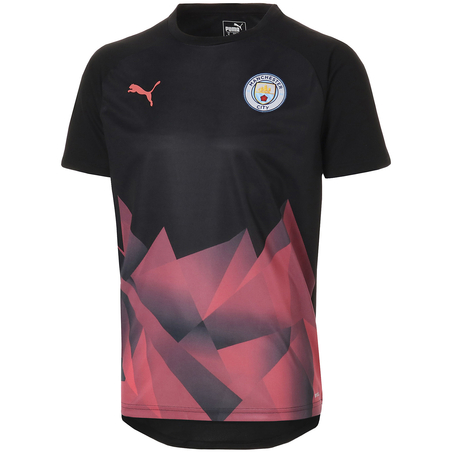 Maillot entraînement Manchester City noir rose 2019/20