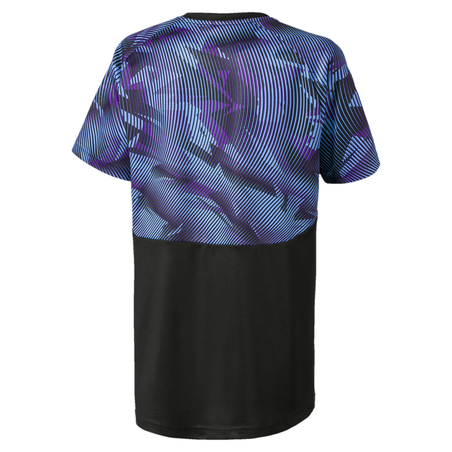 Maillot entraînement junior Manchester City noir violet 2019/20