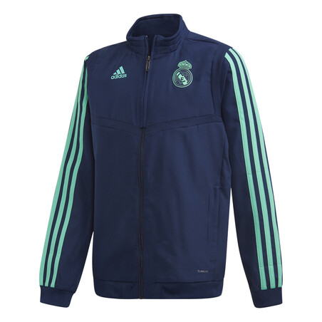 Veste survêtement junior Real Madrid bleu vert 2019/20