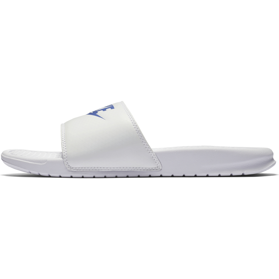 Sandales Nike Benassi blanc bleu 2018/19