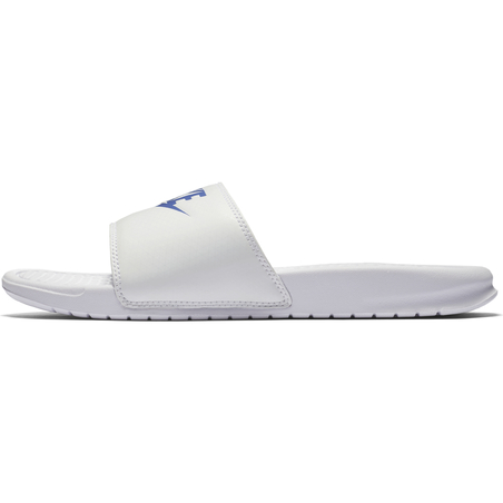 Sandales Nike Benassi blanc bleu 2018/19