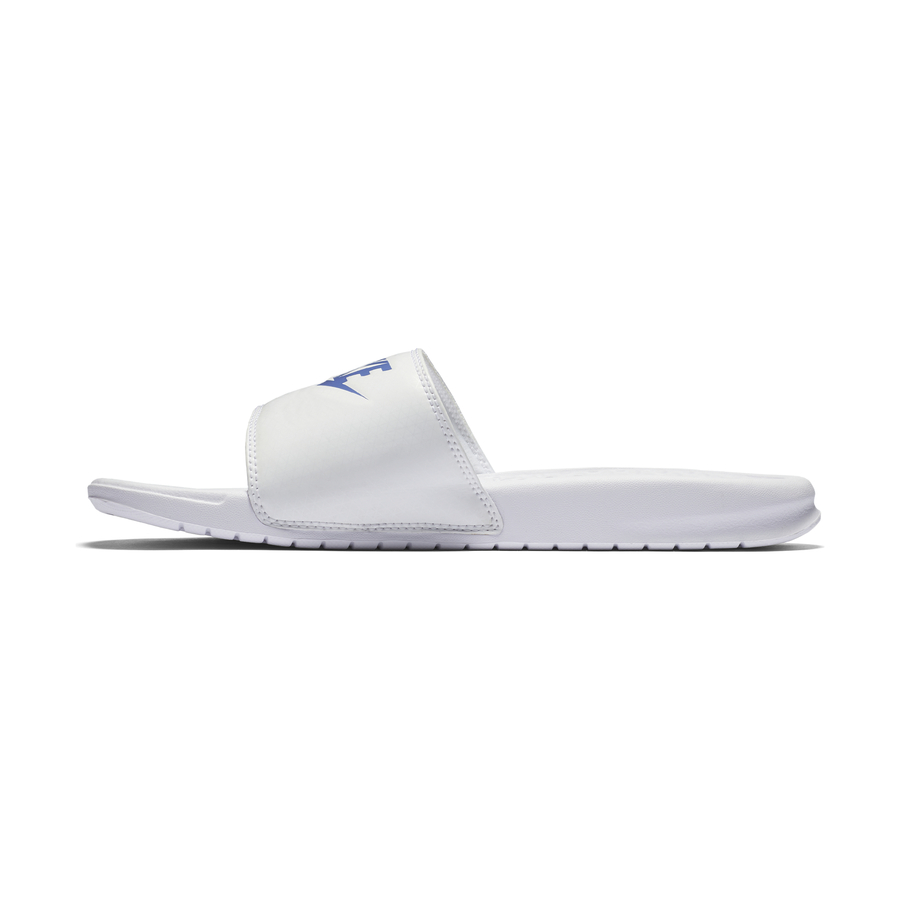 Sandales Nike Benassi blanc bleu 2018/19
