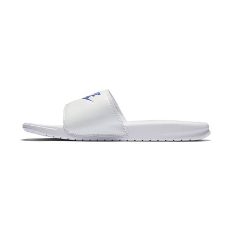 Sandales Nike Benassi blanc bleu 2018/19