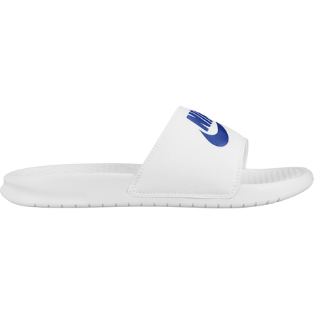 Sandales Nike Benassi blanc bleu 2018/19