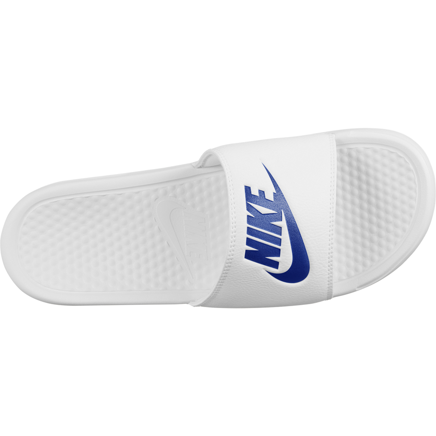 Sandales Nike Benassi blanc bleu 2018/19