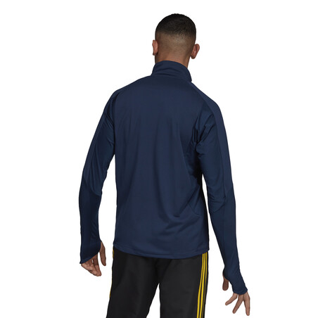 Sweat zippé entraînement Arsenal bleu 2019/20