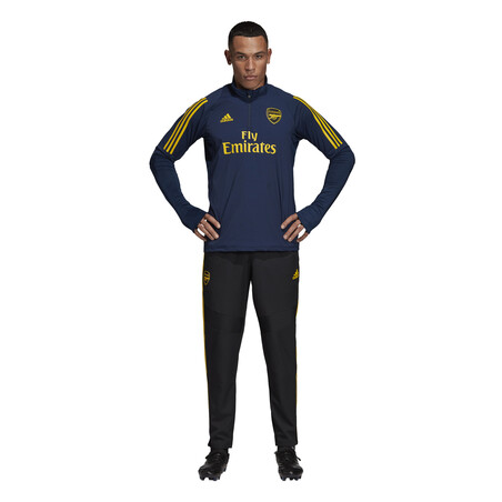 Sweat zippé entraînement Arsenal bleu 2019/20