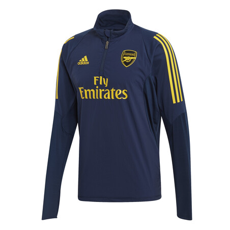 Sweat zippé entraînement Arsenal bleu 2019/20