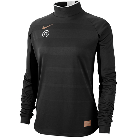 Sweat col montant Femme Nike F.C. noir 2019/20