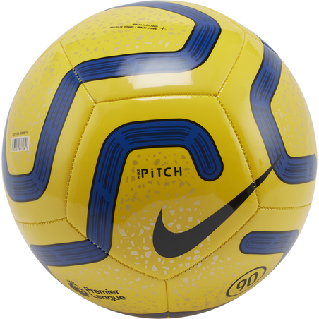 Ballon Nike Premier League Pitch jaune bleu 2019/20