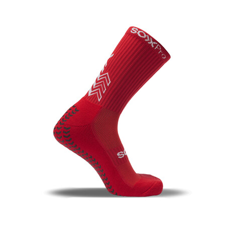 Chaussettes SOXPRO Grip & Anti Slip rouge