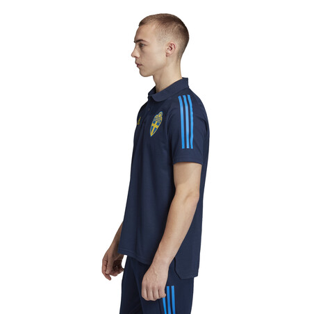 Polo Suède bleu 2020