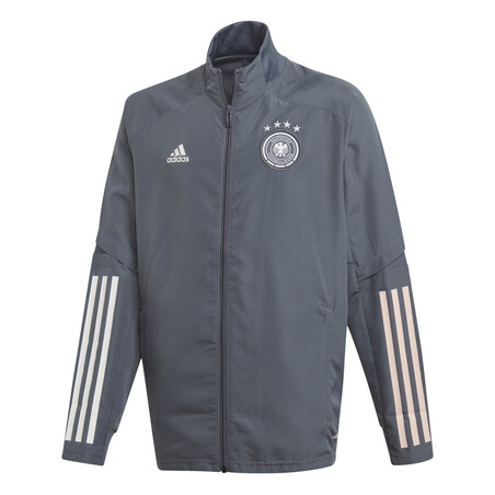 Veste survêtement junior Allemagne gris foncé 2020