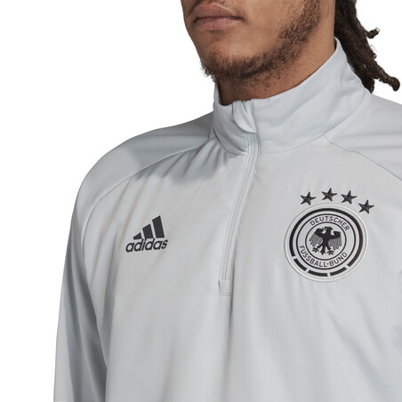 Sweat zippé Allemagne warm gris 2020