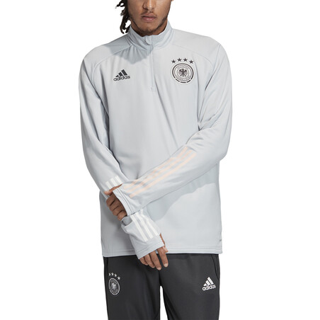 Sweat zippé Allemagne warm gris 2020