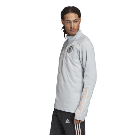 Sweat zippé Allemagne warm gris 2020