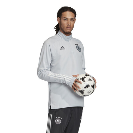 Sweat zippé Allemagne warm gris 2020
