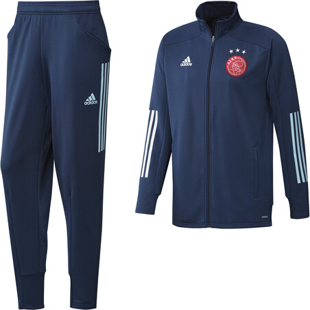 Ensemble survêtement Ajax Amsterdam bleu 2020/21