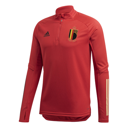 Sweat zippé Belgique rouge 2020